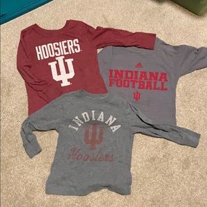 Indiana Hoosiers long sleeve tops